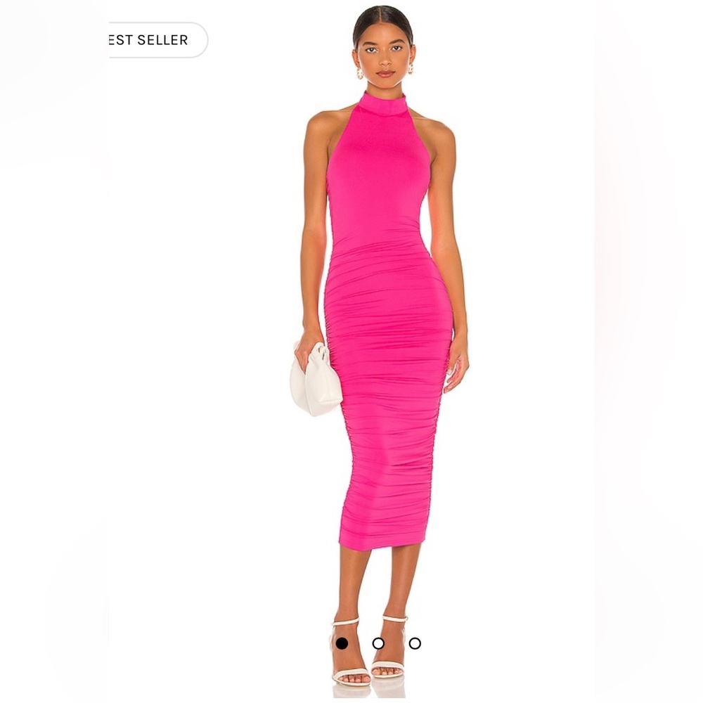 Revolve Superdown hot pink Mallory dress Revolve